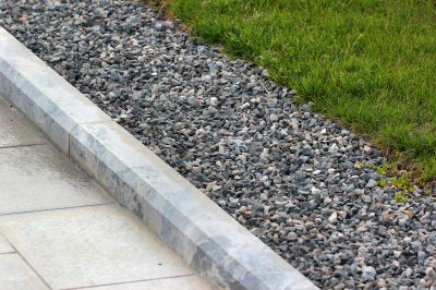 Close-up of Curbs and Edging